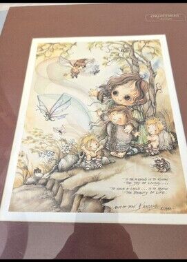 Jody Bergsma Set Of 3  Vintage Prints Collectibles Art Work Children Fairies